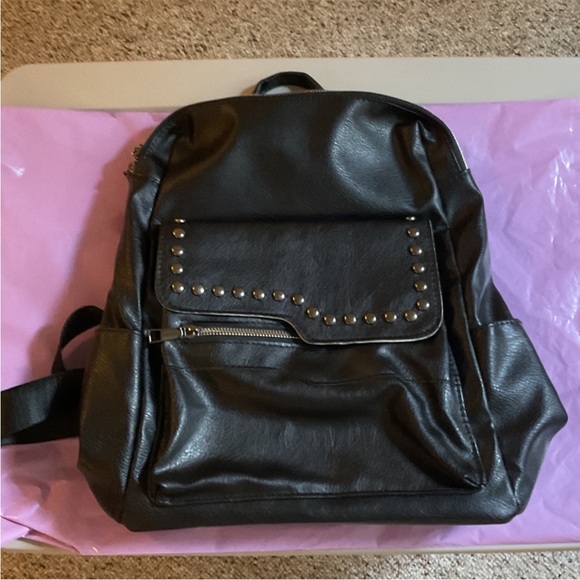 Black Studded Backpack - Picture 12 of 12